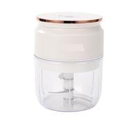 Affettatrice elettrica per aglio, per verdure con ricarica USB - per aglio portatile per alimenti per bambini campeggio panetteria per feste domestiche,uso domestico commerciale e