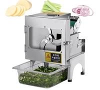 Affettatrice elettrica per cipolle primaverili, tagliatrice per scalogno, tagliaverdure elettrico per aglio, zenzero, peperoncino, patate, spessore 1,3-35 mm, acciaio inossidabile 304,B