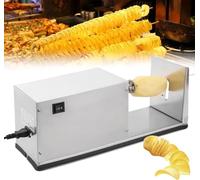 Affettatrice Elettrica per Patate Tornado Affettatrice per Patate A Spirale Affettatrice per Patate Contorta Affettatrice A Spirale Twister Affettatrice per Verdure in Acciaio Inossidabile