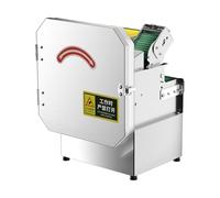 Affettatrice elettrica per verdure, 200 W, spessore regolabile da 1,5 a 35 mm, in acciaio inox, per tagliare erba cipollina, scalogno, fagioli e peperoncino