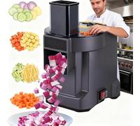 Affettatrice Elettrica Per Verdure 3 In 1 Aggiornata | Tritatutto Commerciale Per Frutta E Verdura | Tagliaverdure Automatico Multifunzionale Da 100W Per Cipolle, Patate, Cavoli E Limoni A