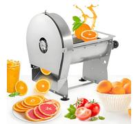 Affettatrice elettrica per Verdure, affettatrice Commerciale per Frutta, Tritatutto Elettrico per cavoli a Doppia Lama, per cipolle, pomodori, Patate, Frutta, Ristorante, Uso Domestico 3MM*3MM