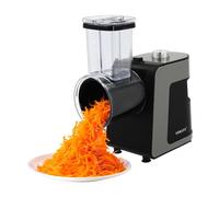 Affettatrice elettrica per verdure con 10 lame di ricambio, grattugia da cucina, taglio rapido, tagliaverdure ideale per formaggi, cetrioli, carote, noci, ecc