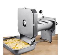 Affettatrice elettrica per verdure con spessore regolabile e modalità manuale per una preparazione efficiente degli alimenti