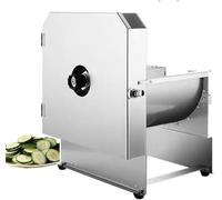 Affettatrice elettrica per verdure, in acciaio inox, trituratore manuale ed elettrico per insalata, con regolatore di spessore e copertura protettiva