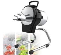 Affettatrice elettrica per verdure, tritatutto automatico per cipollotti, spessore regolabile, lama in acciaio inossidabile 304, 6000 BPM, per peperoni, cipolle, carote ed erbe aromatiche FC-110LK