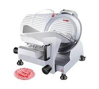 Affettatrice for alimenti elettrica a lama da 10 pollici Taglierina for affettatrice for affettatrice for affettatrice for salumi commerciali Carne Formaggio Manzo Montone Tacchino Per uso fai da te