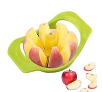 Affettatrice in acciaio, cucina, tagliaverfrutta manuale, taglia frutta ergonomica, taglierina frutta, utensili, tagliaverfrutta in acciaio, taglierina per ananas, utensili, taglierina per frutta