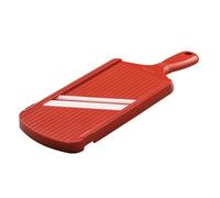 Affettatrice julienne Kyocera, lama affilata in ceramica zirconia, inclusa protezione per le dita, lavabile in lavastoviglie, rossa, CSN-182-NRD