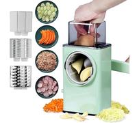 Affettatrice manuale a manovella multifunzione affetta taglia verdure