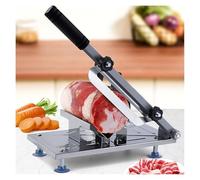 Affettatrice Manuale for Alimenti - Spessore Regolabile Carne Surgelata Cucina Domestica Affettatrice for Manzo E Montone