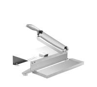 Affettatrice manuale in acciaio inox, spessore regolabile, per uso domestico e commerciale, ideale per affettare involtini di carne congelata