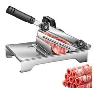 Affettatrice manuale per carne, 0,2 mm - 8 mm, in acciaio inox, taglierina per carne, per bovini, utensili da cucina domestica, affettatrice