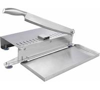 Affettatrice manuale per carne e verdure, in acciaio inox, per uso domestico e commerciale, efficiente tritatutto per ossa e carne surgelata