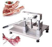 Affettatrice manuale per carne, in acciaio inox, per pesce, pollo, manzo e verdure, tritacarne portatile per affettare gastronomie