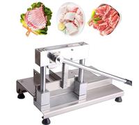 Affettatrice manuale per carne, in acciaio inox, per pesce, pollo, manzo, verdure e gastronomia, affetta cibo domestico e commerciale