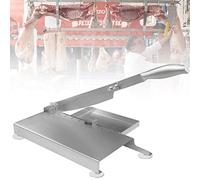 Affettatrice manuale per carne, multifunzione, per costolette, verdure e carne surgelata, in acciaio inox, facile da pulire, per uso domestico e commerciale