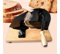 Affettatrice manuale per pane, affettatrice per pane a manovella, con potente