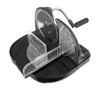 Affettatrice manuale per pane, compatta, nera