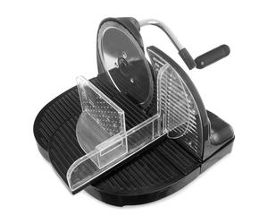 Affettatrice manuale per pane, compatta, nera