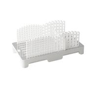 Affettatrice manuale per pane fatta in casa, spessore regolabile, base pieghevole per briciole, ideale per tagliare torte e panini, 33 x 15 x 35 cm, colore bianco, 1 pezzo