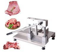 Affettatrice manuale per pollo, pesce, bistecca, in acciaio inox, resistente, per uso domestico e commerciale