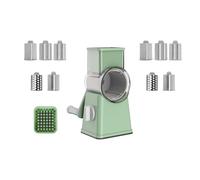 Affettatrice manuale per robot da cucina con base antiscivolo e manico ergonomico per una preparazione rapida dei pasti, lavabile in lavastoviglie, in acciaio