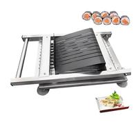 Affettatrice manuale per sushi, in acciaio inox, per affettare perfettamente sushi, prosciutto, sangue d'anatra e tofu, ideale per ristoranti e snack bar