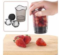 Affettatrice manuale per tazze, versatile e compatta, per frutta, funghi e