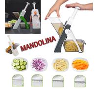 Affettatrice manuale Professionale affetta taglia verdure mandolina Grattugia...