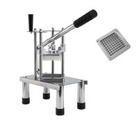 Affettatrice manuale verticale per patatine fritte, corpo in acciaio inox, affettatrice multifunzionale, design a pressione verso il basso, per carote, cetrioli e me(Size:6.61*10.43*16.14in,Color:9mm)