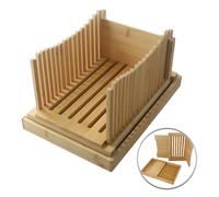 Affettatrice Pane in Legno Imperdibile da Cucina con Guida Regolabile per Fette