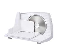 Affettatrice per alimenti ADLER - Potenza nominale 150W, spessore di taglio regolabile (0-15 mm)