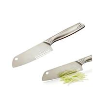 Affettatrice per alimenti | Affettatrice Manuale in Acciaio Multiuso Portatile | per Verdure - per Preparazioni in Cucina Insalate Frutta Festa all'Aperto