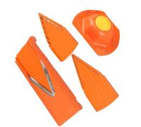 Affettatrice per Alimenti Mandoline, Taglierina a Lama a V con Supporto per la Sicurezza Alimentare Utensile da Tagliaverdure Manuale con Protezione per la Lama in Acciaio