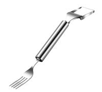 Affettatrice per anguria - Forchetta per affettare frutta | 2 in 1 in acciaio Utensile da cucina per insalate campeggio pic-nic familiare