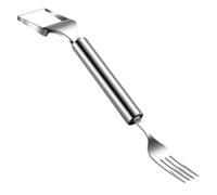 Affettatrice per anguria - Forchette per frutta - 2 in 1 in acciaio inox utensili da cucina per insalate campeggio picnic familiare