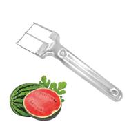 Affettatrice per Anguria, Strumento Multiuso,Portatile in Acciaio Ergonomico Multiuso,Strumento per Intagliare Frutta e Anguria | Per Mango, Melone, Uso Domestico, Campeggio, Barbecue, Picnic