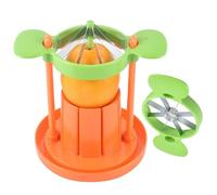 Affettatrice Per Arancia - Tagliafrutta In Acciaio Inossidabile Da 400 G | Strumento Portatile Per Affettare E Rimuovere Il Torsolo Della Frutta Divisore Arancione | Comodo E Torsolo Di Mango |