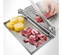 Affettatrice per carne ossea, in acciaio inox, per uso domestico e commerciale, strumento manuale per tagliare pesce, pollo, manzo