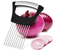 Affettatrice per cipolle e uova, supporto per affettare, strumento per affettare avocado, strumento per tagliare cipolle in fiore, affettatrice per pomodoro per uso domestico, gadget da cucina cool