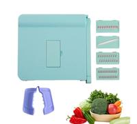 Affettatrice per cipolle per cucina regolabile | Frutta in acciaio regolabile e cipolla - Shredder - Attrezzature per pneumatici con protezione per le