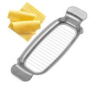 Affettatrice per formaggio a filo, in acciaio inox, affettatrice per burro e formaggio, portatile, per tagliare il formaggio e tagliare il formaggio senza sforzo