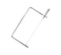 Affettatrice per formaggio con filo in acciaio inox, portatile, per tagliare il burro da cucina, utensile portatile per tagliare il formaggio, 15,2 cm