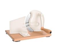 Affettatrice per formaggio con spessore regolabile, grattugia manuale per formaggio con manovella, lama in acciaio inox per casa, cucina, panetteria, ristorante, bianco