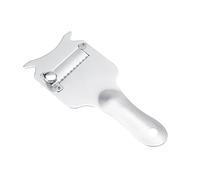 Affettatrice per formaggio e tartufo in acciaio inox, lama regolabile, accessorio da cucina per cuocere dolci, caffè, bevande, materiale acciaio inossidabile 430, colore argento, dimensioni 20,5 x 8,8