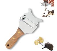 Affettatrice per formaggio, Lama regolabile Affettatrice per tartufo Taglierina per formaggio Coltelli da cucina con manico in legno Foro per appendere per la cucina di casa Ristorante