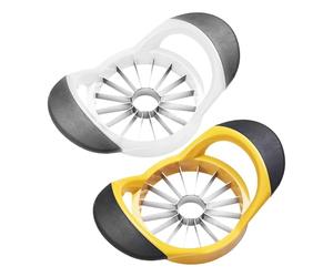 Affettatrice Per Frutta - Divisore Per Frutta In Metallo A 16 Lame, Strumento Per Carotaggio Di Mele E Pere | Gadget Da Cucina Resistente Per Affettare Velocemente, Rimuovere I Semi, Preparare Verdure