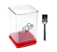 Affettatrice per frutta e verdura portatile, Tranciatore rapido con lama, facile da pulire, per insalate e cucina