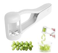 Affettatrice per frutta per bambini, Affettatrice per uva, affettatrice per uva, ciliegia, pomodoro, fragola, strumento per tagliare un quarto di frutta e verdura, decorazione per torte